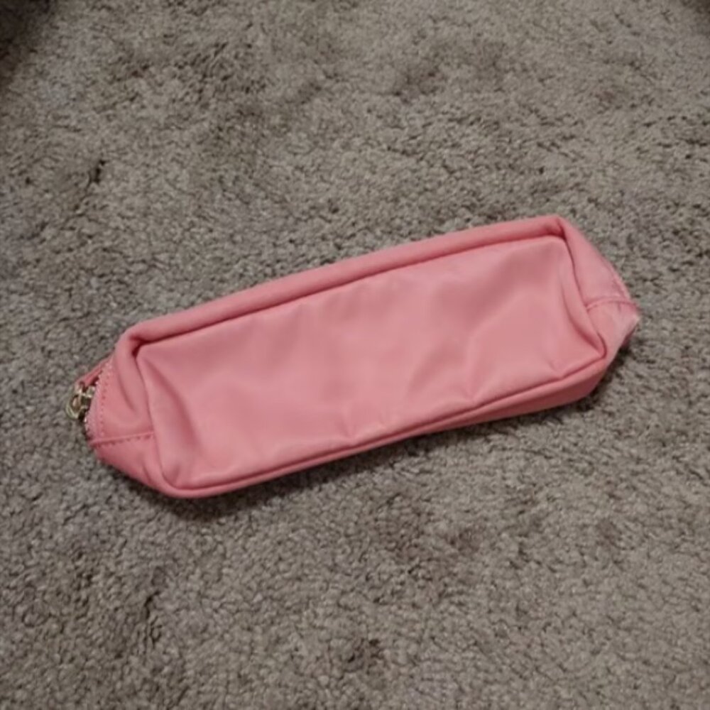 Stoney Clover Lane slim pencil pouch in guava pink